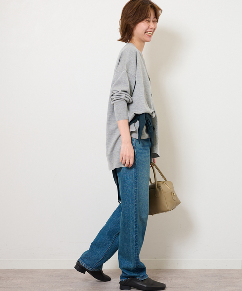 BiellaYarnワイドVネックカーディガン 追加》BiellaYarnワイドVネックカーディガン｜ジャーナルスタンダード