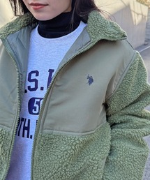 U.S. POLO ASSN.(���[�G�X�|���A�b�X��)�́yU.S. POLO ASSN.�z�����|�C���g���S �|�j�[�h�J �{�A�W���P�b�g BOA JACKET(���̑��A�E�^�[)