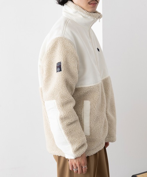 U.S. POLO ASSN.】ワンポイントロゴ ポニー刺繍 ボアジャケット