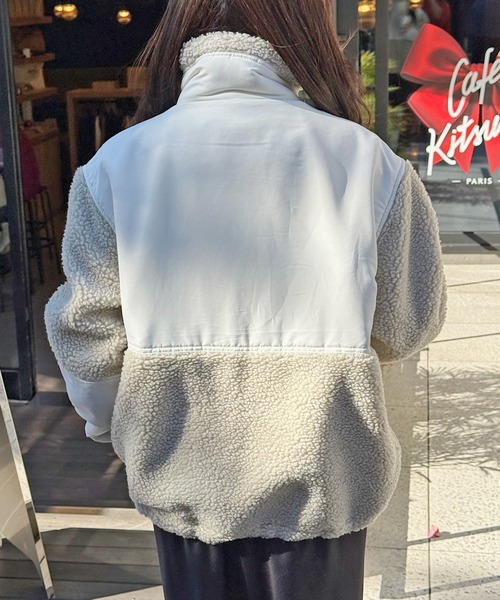 U.S. POLO ASSN.(ユーエスポロアッスン)の「【U.S. POLO ASSN.】ワンポイントロゴ ポニー刺繍 ボアジャケット BOA JACKET(その他アウター・メンズ・ブラック/カーキ/アイボリー・S/M/L)」の21枚目の写真