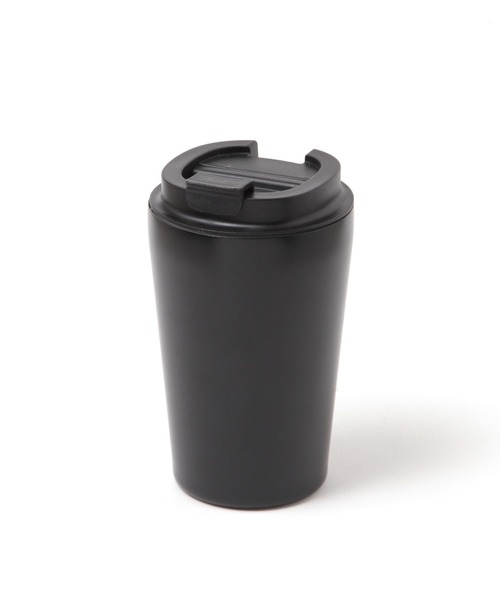 LAKOLE（ラコレ）の「【ふた付き】ステンレスタンブラー[400ml] / 578275（グラス/マグカップ/タンブラー・レディース・その他1/ブラック/アイボリー・FREE）」の4枚目の写真