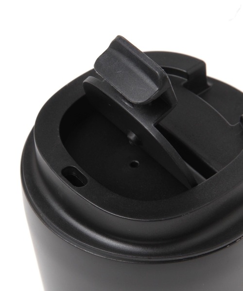 LAKOLE（ラコレ）の「【ふた付き】ステンレスタンブラー[400ml] / 578275（グラス/マグカップ/タンブラー・レディース・その他1/ブラック/アイボリー・FREE）」の9枚目の写真