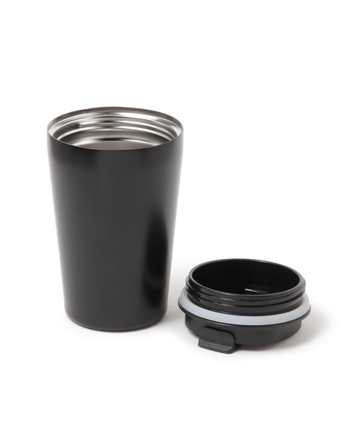 LAKOLE（ラコレ）の「【ふた付き】ステンレスタンブラー[400ml] / 578275（グラス/マグカップ/タンブラー・レディース・その他1/ブラック/アイボリー・FREE）」の13枚目の写真