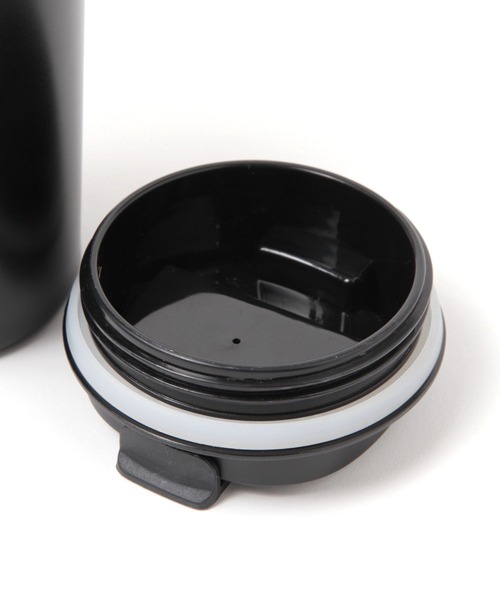 LAKOLE（ラコレ）の「【ふた付き】ステンレスタンブラー[400ml] / 578275（グラス/マグカップ/タンブラー・レディース・その他1/ブラック/アイボリー・FREE）」の15枚目の写真