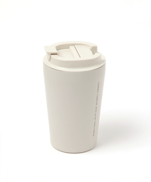 LAKOLE（ラコレ）の「【ふた付き】ステンレスタンブラー[400ml] / 578275（グラス/マグカップ/タンブラー・レディース・その他1/ブラック/アイボリー・FREE）」の19枚目の写真