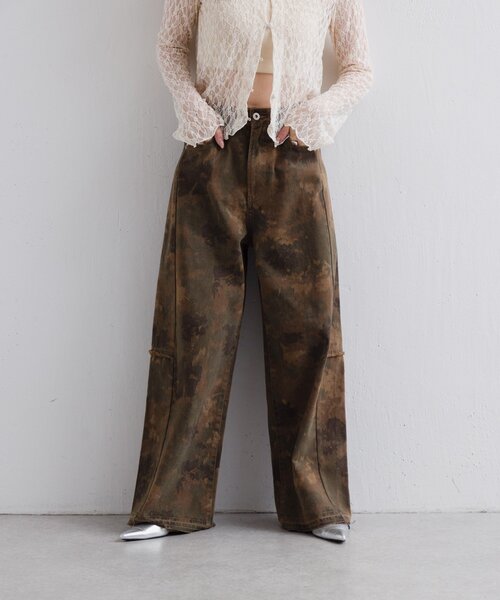 Kastane(カスタネ)の「ミリタリーカモパンツ(その他パンツ・レディース・カーキ・FREE)」の3枚目の写真