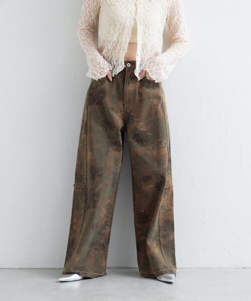 Kastane(カスタネ)の「ミリタリーカモパンツ(その他パンツ・レディース・カーキ・FREE)」の5枚目の写真