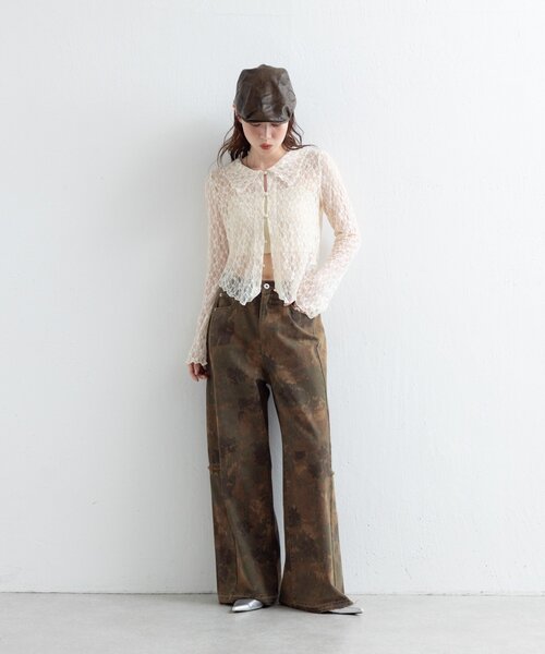 Kastane(カスタネ)の「ミリタリーカモパンツ(その他パンツ・レディース・カーキ・FREE)」の8枚目の写真