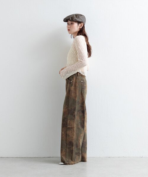 Kastane(カスタネ)の「ミリタリーカモパンツ(その他パンツ・レディース・カーキ・FREE)」の10枚目の写真