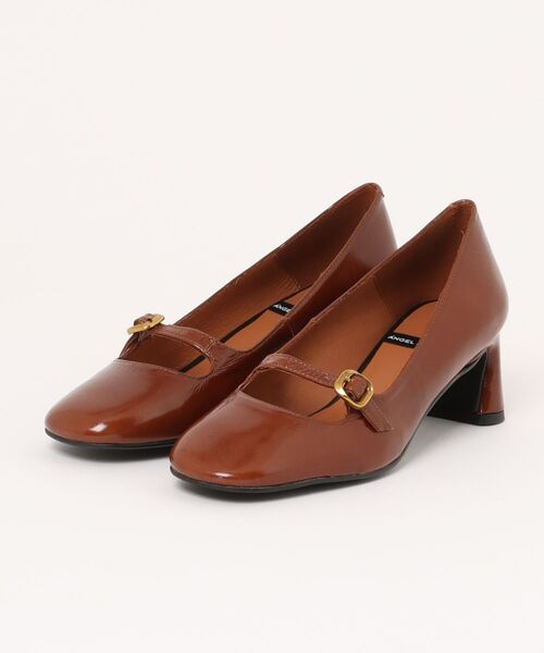 inter-chaussures（インターショシュール）の「【ANGEL ALARCON】セットバックヒールストラップパンプス(D51001)（パンプス・レディース・ブラック/ブラウン・36/38/37）」の3枚目の写真