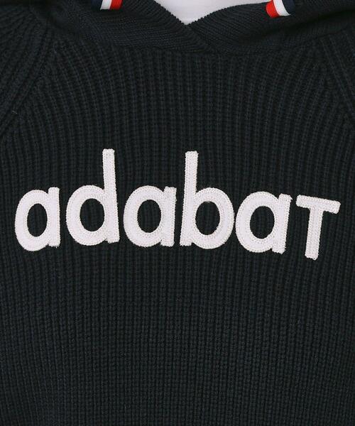adabat(アダバット)の「【ADABAT NAVY】ニットフーディー(ニット/セーター・レディース・ネイビー/ライトグレー・42/40/38)」の15枚目の写真