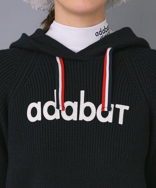 adabat(アダバット)の「【ADABAT NAVY】ニットフーディー(ニット/セーター・レディース・ネイビー/ライトグレー・42/40/38)」の19枚目の写真