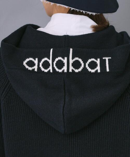 adabat(アダバット)の「【ADABAT NAVY】ニットフーディー(ニット/セーター・レディース・ネイビー/ライトグレー・42/40/38)」の20枚目の写真