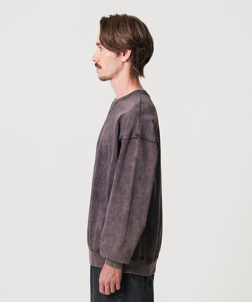 BEAUTY&YOUTH UNITED ARROWS(ビューティーアンドユースユナイテッドアローズ)の「フェード クルーネック スウェット Tシャツ(Tシャツ/カットソー・メンズ・ベージュ/ネイビー/ダークグレー・M/XL/L/S)」の9枚目の写真