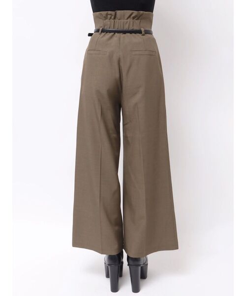 MURUA(ムルーア)の「ベルトハイウエストワイドパンツ(その他パンツ・レディース・ベージュ/ブラック/ブラウン・1/2)」の21枚目の写真