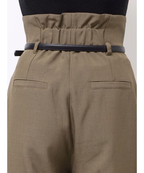 MURUA(ムルーア)の「ベルトハイウエストワイドパンツ(その他パンツ・レディース・ベージュ/ブラック/ブラウン・1/2)」の22枚目の写真