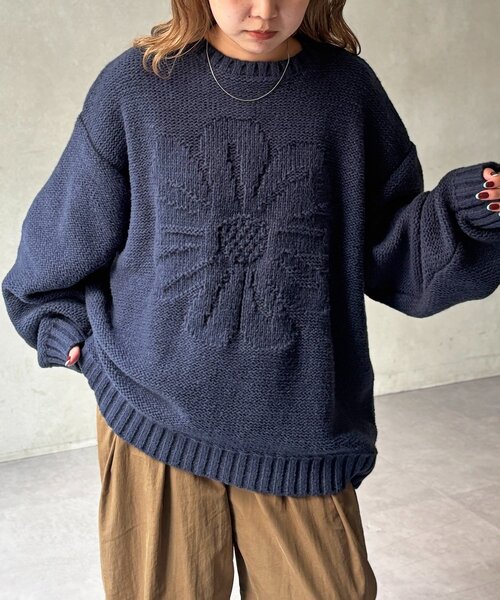 ムータマリン ジャガード ニット ライトブルー 5 店舗限定：muta MARINE GOLF 日本橋髙島屋 ］ライトニット