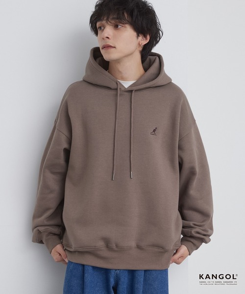 KANGOL/カンゴール 別注 ロゴ ワンポイント刺繍 オーバーサイズ シーム