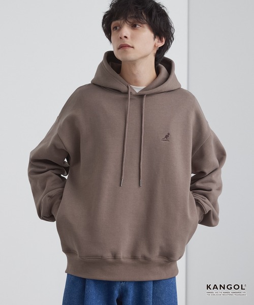 KANGOL/カンゴール 別注 ロゴ ワンポイント刺繍 オーバーサイズ シーム