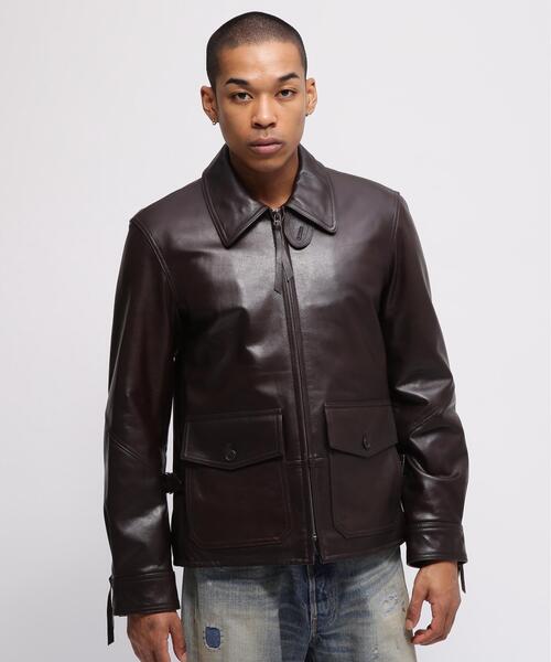 AVIREX(アヴィレックス)の「GOAT VEGE ANJ4 JACKET / ゴート ベジ ANJ4ジャケット / AVIREX / アヴィレックス(ブルゾン・メンズ・ブラック/ブラウン・XX-LARGE/X-LARGE/LARGE/MEDIUM)」の7枚目の写真