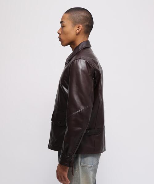 AVIREX(アヴィレックス)の「GOAT VEGE ANJ4 JACKET / ゴート ベジ ANJ4ジャケット / AVIREX / アヴィレックス(ブルゾン・メンズ・ブラック/ブラウン・XX-LARGE/X-LARGE/LARGE/MEDIUM)」の9枚目の写真