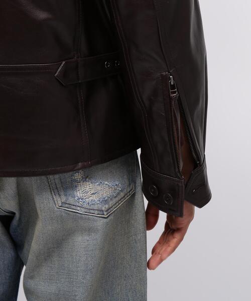 AVIREX(アヴィレックス)の「GOAT VEGE ANJ4 JACKET / ゴート ベジ ANJ4ジャケット / AVIREX / アヴィレックス(ブルゾン・メンズ・ブラック/ブラウン・XX-LARGE/X-LARGE/LARGE/MEDIUM)」の16枚目の写真