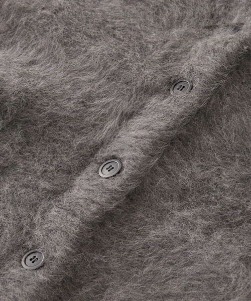 BABYLONE（バビロン）の「FOXカシミヤカーディガン（カーディガン/ボレロ・レディース・オフホワイト/チャコール/ホワイト/カーキ・フリー）」の16枚目の写真