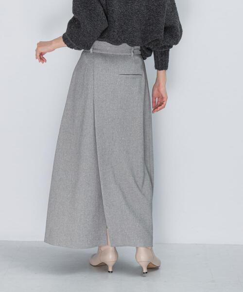 URBAN RESEARCH ROSSO WOMEN（アーバンリサーチ　ロッソ）の「タックスカート（スカート・レディース・ライトグレー/ブラウン・36/38）」の20枚目の写真