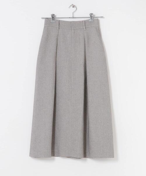 URBAN RESEARCH ROSSO WOMEN（アーバンリサーチ　ロッソ）の「タックスカート（スカート・レディース・ライトグレー/ブラウン・36/38）」の8枚目の写真