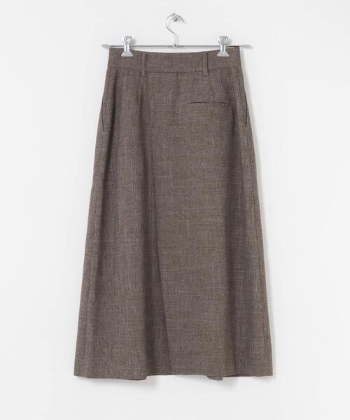 URBAN RESEARCH ROSSO WOMEN（アーバンリサーチ　ロッソ）の「タックスカート（スカート・レディース・ライトグレー/ブラウン・36/38）」の15枚目の写真