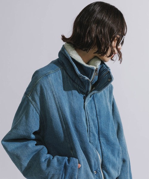 FACETASM/ファセッタズム DOUBLE LAYERED DENIM JACKET 中綿入り