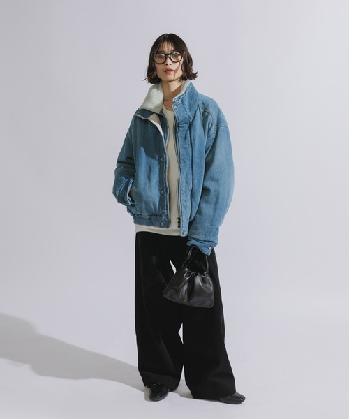 FACETASM/ファセッタズム DOUBLE LAYERED DENIM JACKET 中綿入り