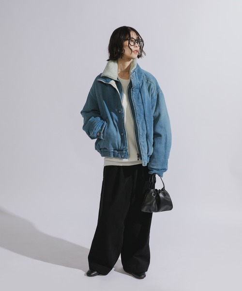 セール】FACETASM/ファセッタズム DOUBLE LAYERED DENIM JACKET 中綿