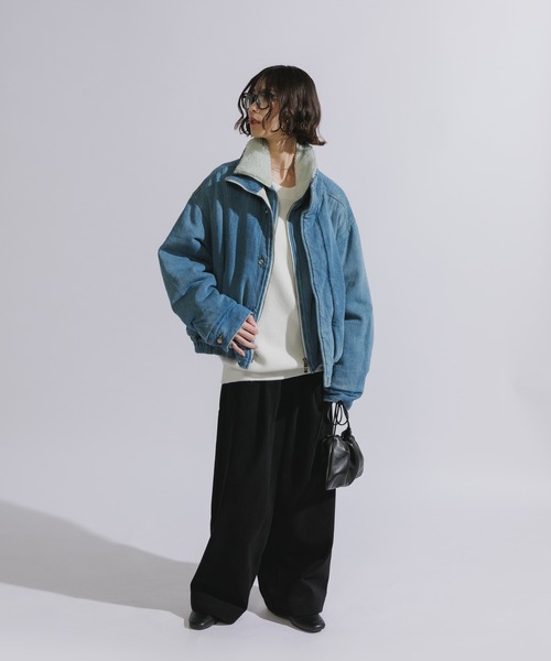FACETASM/ファセッタズム DOUBLE LAYERED DENIM JACKET 中綿入り