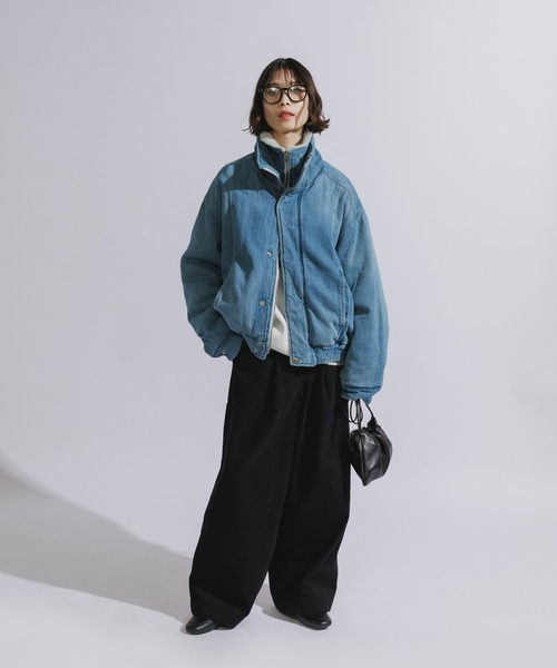 FACETASM/ファセッタズム DOUBLE LAYERED DENIM JACKET 中綿入り