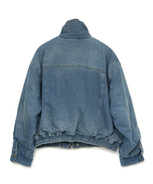 FACETASM（ファセッタズム）の「FACETASM/ファセッタズム DOUBLE LAYERED DENIM JACKET 中綿入り レイヤード風 デニムジャケット スタンドカラー（デニムジャケット・メンズ・ブラック/インディゴブルー・3/4/5）」の20枚目の写真