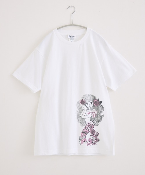 Paradise Picnic(パラダイスピクニック)の「【水森亜土】プリントTシャツ(Tシャツ/カットソー・レディース・その他1/その他2/その他3/その他5/その他8/その他4/その他7/その他6・FREE)」の4枚目の写真