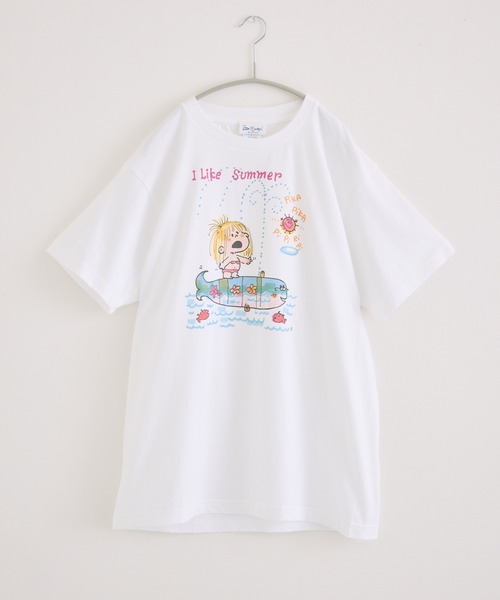 Paradise Picnic(パラダイスピクニック)の「【水森亜土】プリントTシャツ(Tシャツ/カットソー・レディース・その他1/その他2/その他3/その他5/その他8/その他4/その他7/その他6・FREE)」の6枚目の写真