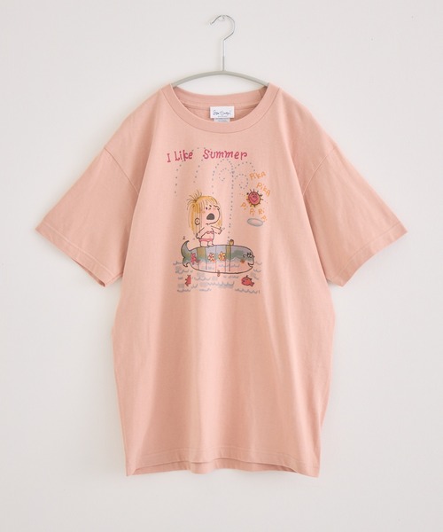 Paradise Picnic(パラダイスピクニック)の「【水森亜土】プリントTシャツ(Tシャツ/カットソー・レディース・その他1/その他2/その他3/その他5/その他8/その他4/その他7/その他6・FREE)」の1枚目の写真