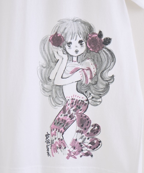 Paradise Picnic(パラダイスピクニック)の「【水森亜土】プリントTシャツ(Tシャツ/カットソー・レディース・その他1/その他2/その他3/その他5/その他8/その他4/その他7/その他6・FREE)」の11枚目の写真