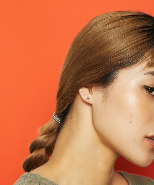 BAQLESS ゴールド ピアス(両耳用) BAQLESS＞Honesty Sol ピアス（ピアス（両耳用））｜BAQLESS