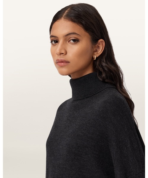 ALLSAINTS(オールセインツ)の「JUNO 2-IN-1 DRESS | JUNO 2-IN-1 ドレス・ワンピース(ワンピース・レディース・ブラック系その他・XS/S/M/L)」の4枚目の写真