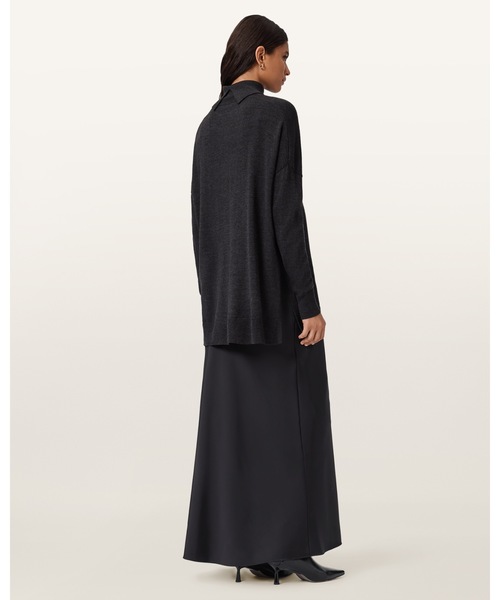 ALLSAINTS(オールセインツ)の「JUNO 2-IN-1 DRESS | JUNO 2-IN-1 ドレス・ワンピース(ワンピース・レディース・ブラック系その他・XS/S/M/L)」の8枚目の写真