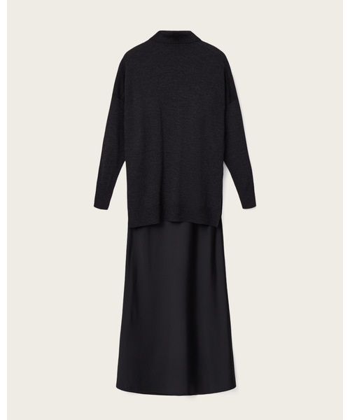 ALLSAINTS(オールセインツ)の「JUNO 2-IN-1 DRESS | JUNO 2-IN-1 ドレス・ワンピース(ワンピース・レディース・ブラック系その他・XS/S/M/L)」の10枚目の写真