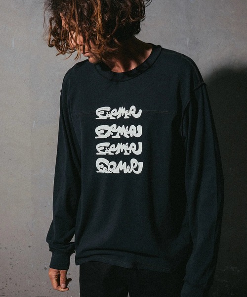 FORMER/フォーマー 長袖Tシャツ/ロンT フロントデザイン FTE-25319（T