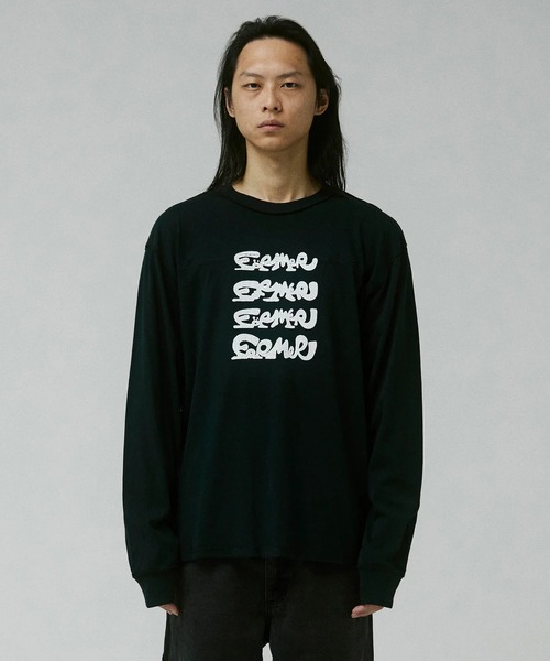FORMER/フォーマー 長袖Tシャツ/ロンT フロントデザイン FTE-25319（T