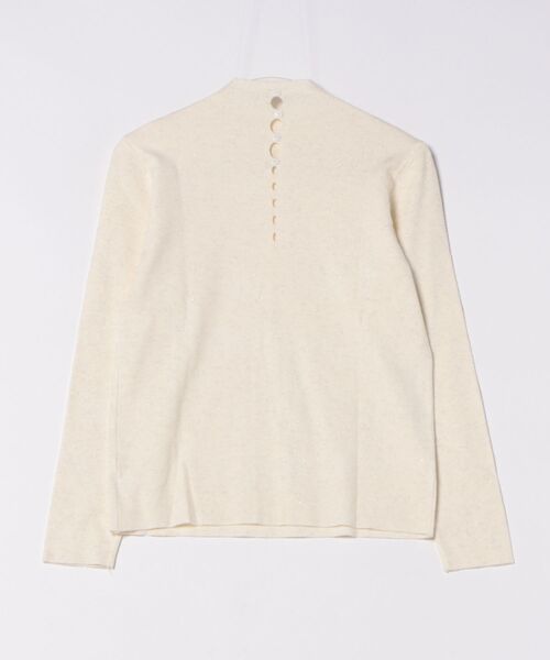 Lace Ladies（レースレディース）の「バック オープンカット オフネック ニット プルオーバー（ニット/セーター・レディース・ブラック/アイボリー/グレー・FREE）」の4枚目の写真