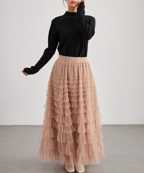 Lace Ladies（レースレディース）の「バック オープンカット オフネック ニット プルオーバー（ニット/セーター・レディース・ブラック/アイボリー/グレー・FREE）」の16枚目の写真
