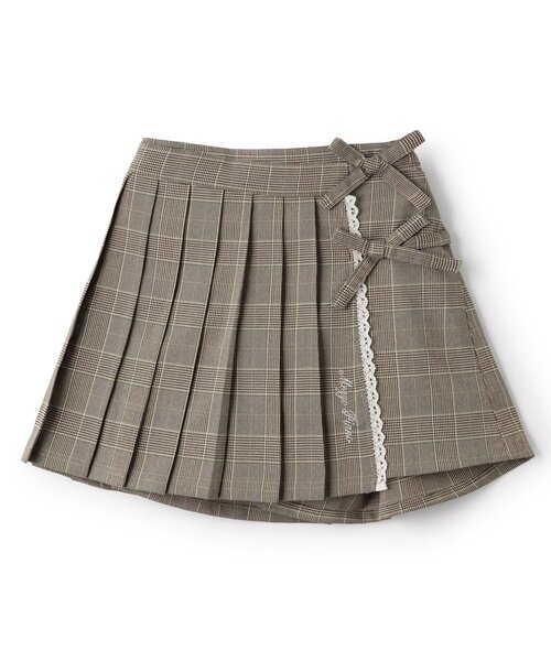 セール】ラッププリーツ キュロットスカート（スカート）｜mezzo piano