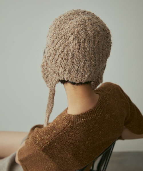 slab yarn flight knit cap / スラブヤーンフライトニットキャップ